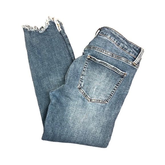 Pistola distressed cropped jeans raw hem 29 - Picture 1 of 7